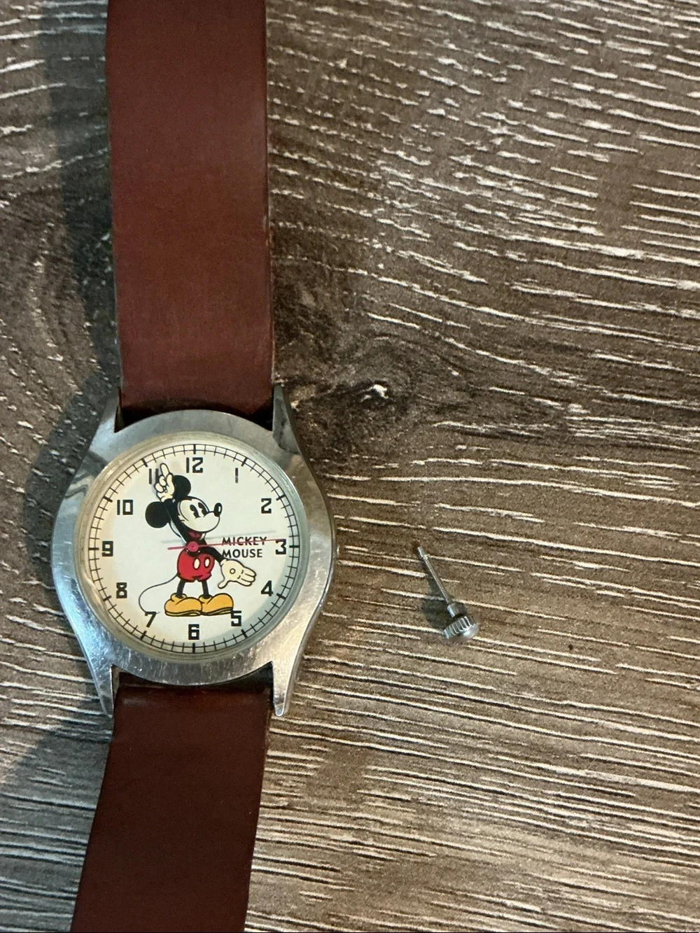 Mickey Mouse Vintage Disney Character Wristwatch PLUS Black Modern Watch